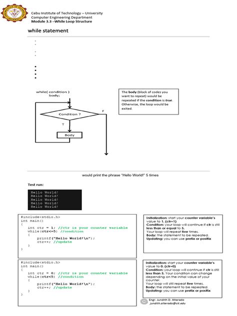 Image result for Formatting a While Loop
