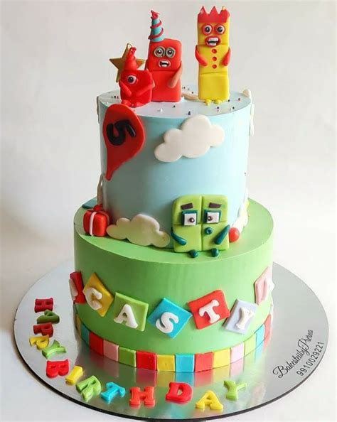 Toradh íomhá ar Number Block Cake Topper