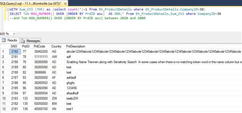 Toradh íomhá ar SQL=SELECT Row