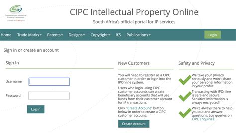 Image result for Customer Code CIPC Template