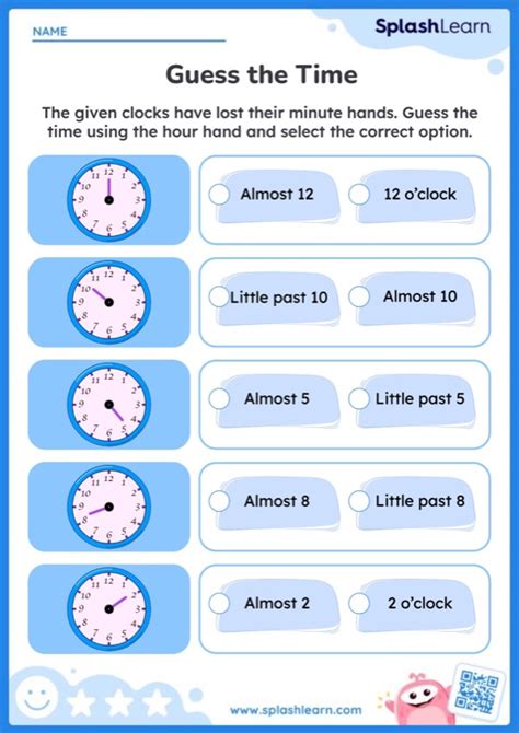 Afbeeldingsresultaten voor Maths Lesson Worksheet Time Estimation