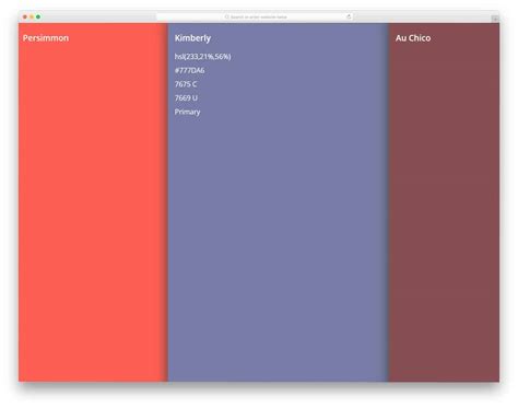 CSS Color Palette に対する画像結果