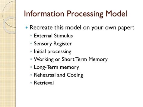 Image result for Information Processing Model Memory