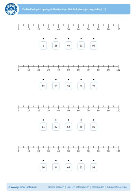 Getallenlijn Printen に対する画像結果