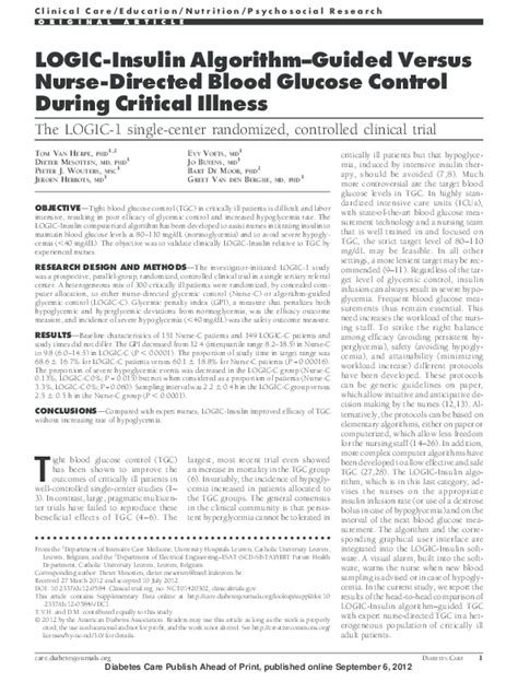 Afbeeldingsresultaten voor Logic Insulin Computer Algorithm