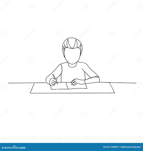 Line Drawing of Student Making a Model に対する画像結果