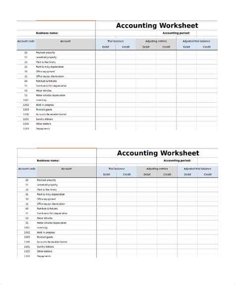 Image result for Accounting Sheets