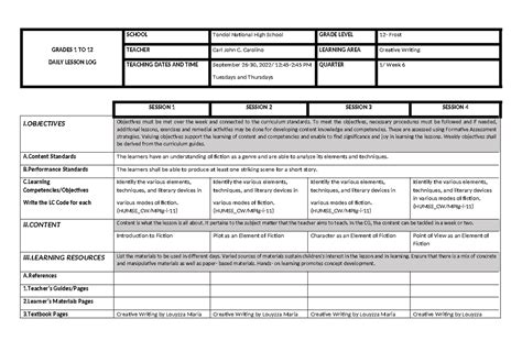 Afbeeldingsresultaten voor Creative Writing Daily Lesson Plan