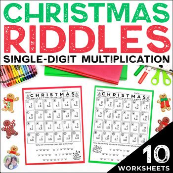 Résultat d’images pour Holiday Multiplication Riddle Worksheet