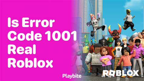 Image result for Can You Make Roblox Error Code 1001