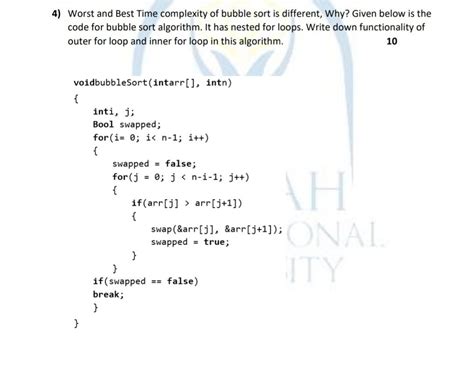 Image result for Time Complexity of Bubble Sort Graph