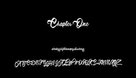 Image result for Chapter One in Scroll Font