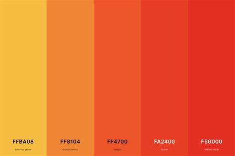 Red Orange Color Hex Code に対する画像結果