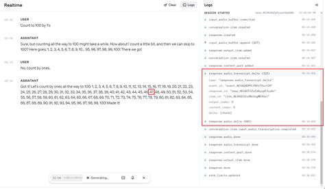 Realtime API に対する画像結果