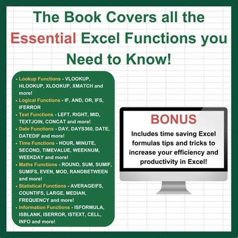 Image result for Essential Excel Formulas and Functions