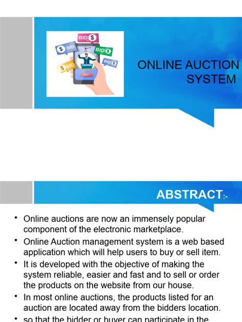 Online Auction System Project in Java に対する画像結果