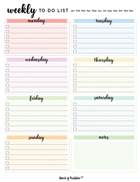 Image result for Weekly O Do List
