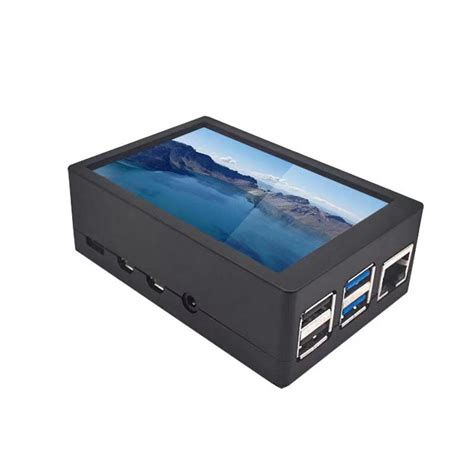 Toradh íomhá ar Raspberry Pi Case with LED Fan and Screen