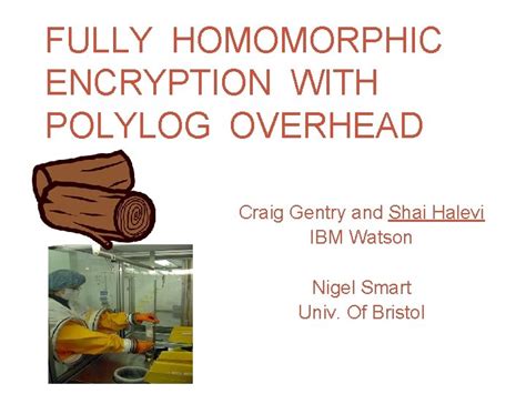 Image result for Craig Gentry Homomorphic Encryption