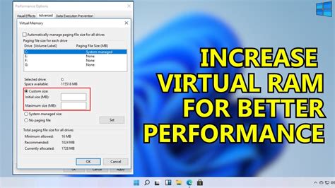 Image result for How to Increase Virtual RAM Windows 1.0