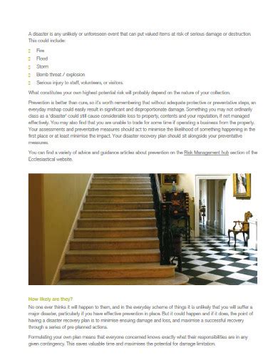 Image result for Recovery Plan Examples