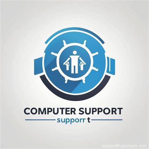 Toradh íomhá ar Tech Support Logo Design