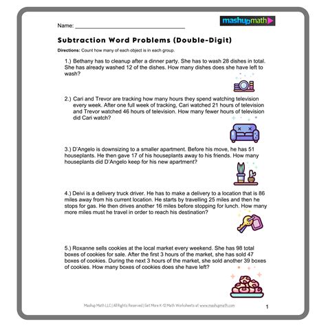 Image result for 3rd Grade Math Word Problems K-5 Learning with Answers