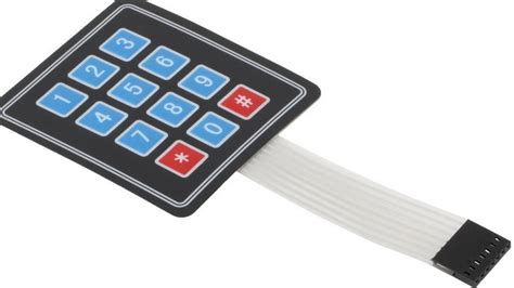 Image result for Arduino Membrane Keypad Pinouts