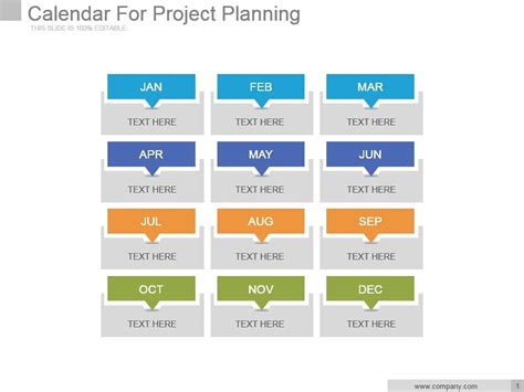 Image result for Project Calendar Template PowerPoint