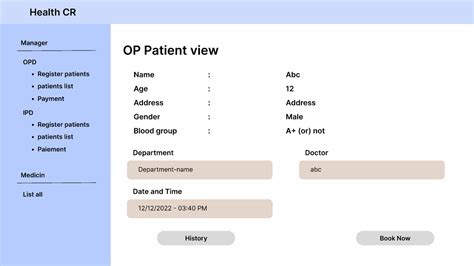 Bildergebnis für Program Design for Patient Management System