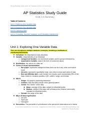 Image result for AP Stats Exam Study Guide