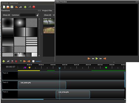 Toradh íomhá ar OpenShot Screenshots