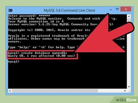 Afbeeldingsresultaten voor MySQL Command Line Client CreateDatabase