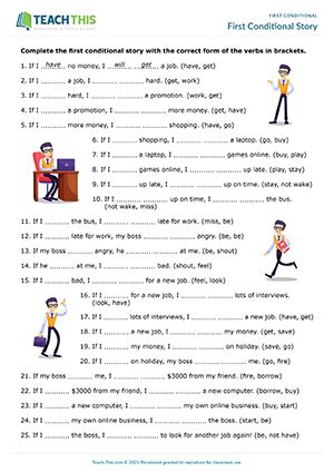 If First Conditional Exercises に対する画像結果