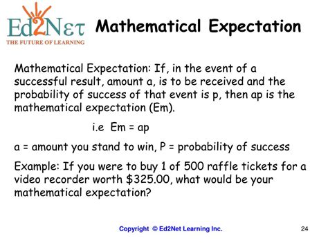 Toradh íomhá ar Math Expectation Probability