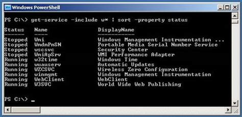 Image result for PowerShell to Get Windows Status