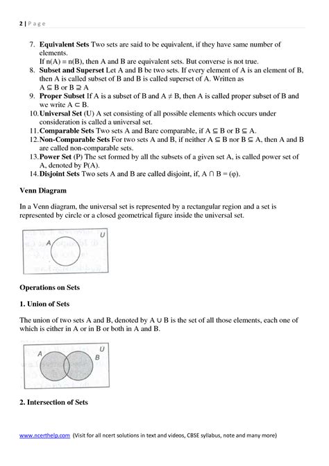 Afbeeldingsresultaten voor All Formulas for Set Class 11 ISC