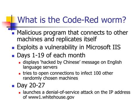 Code Red Computer Worm Example માટે ઇમેજ પરિણામ