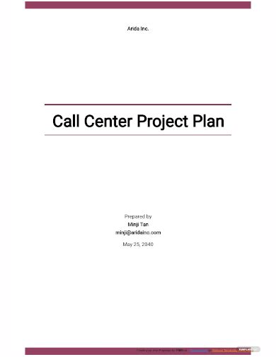 Afbeeldingsresultaten voor Call Center Implementation Plan Template