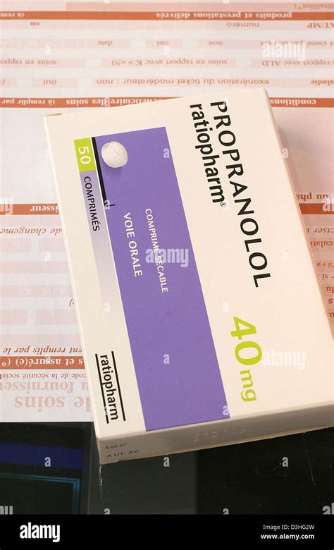 Afbeeldingsresultaten voor Propranolol Dose