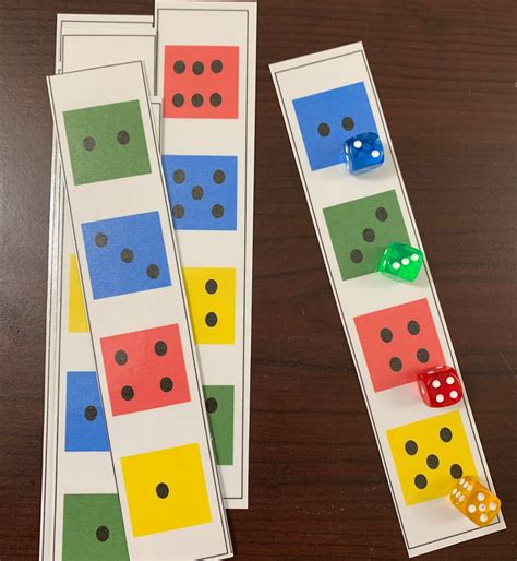 Dice Matching Game に対する画像結果