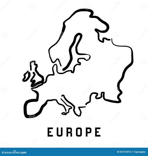 Bildergebnis für Simple Outline Map of Europe