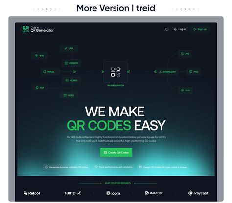 QR Generator UI Design に対する画像結果