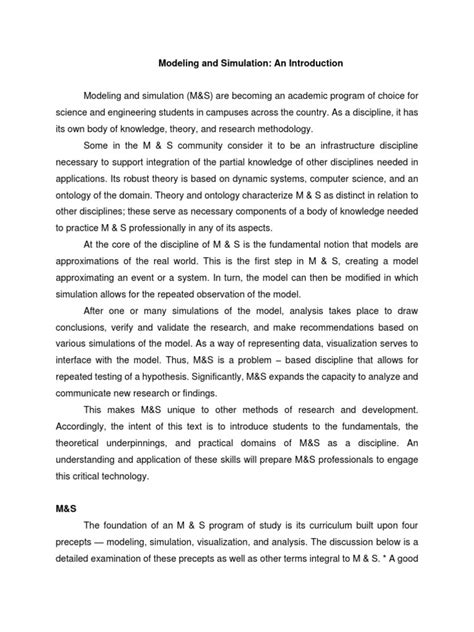 Image result for Computer Model Simulation Theory Diagram