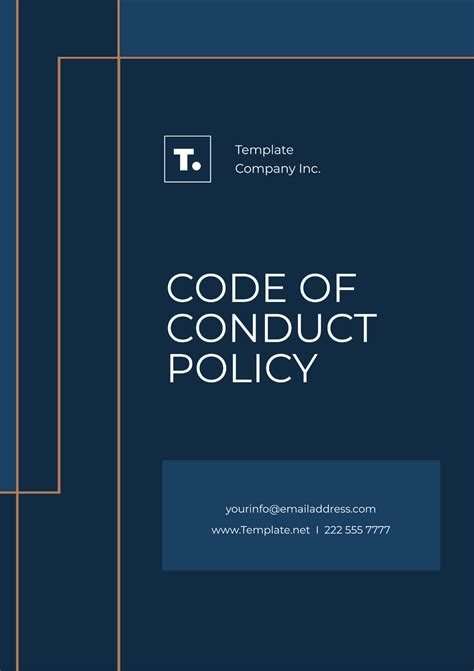 Image result for Code of Conduct Examples