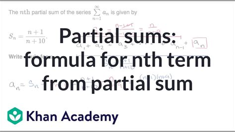 Toradh íomhá ar Geometry Series Partial Sums Formulas