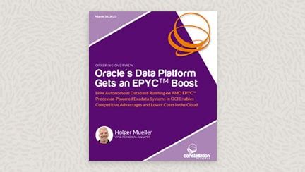 Platform Oracle Database に対する画像結果