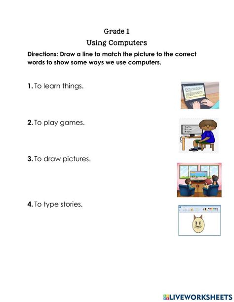 Image result for Supercomputers Worksheet for Grade 1