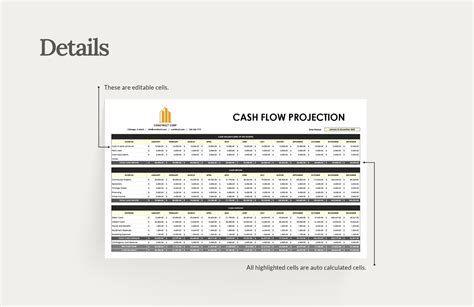 Cash Flow Projection に対する画像結果