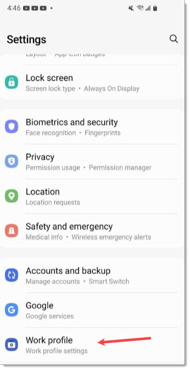 Image result for Work Profile From Setting Android